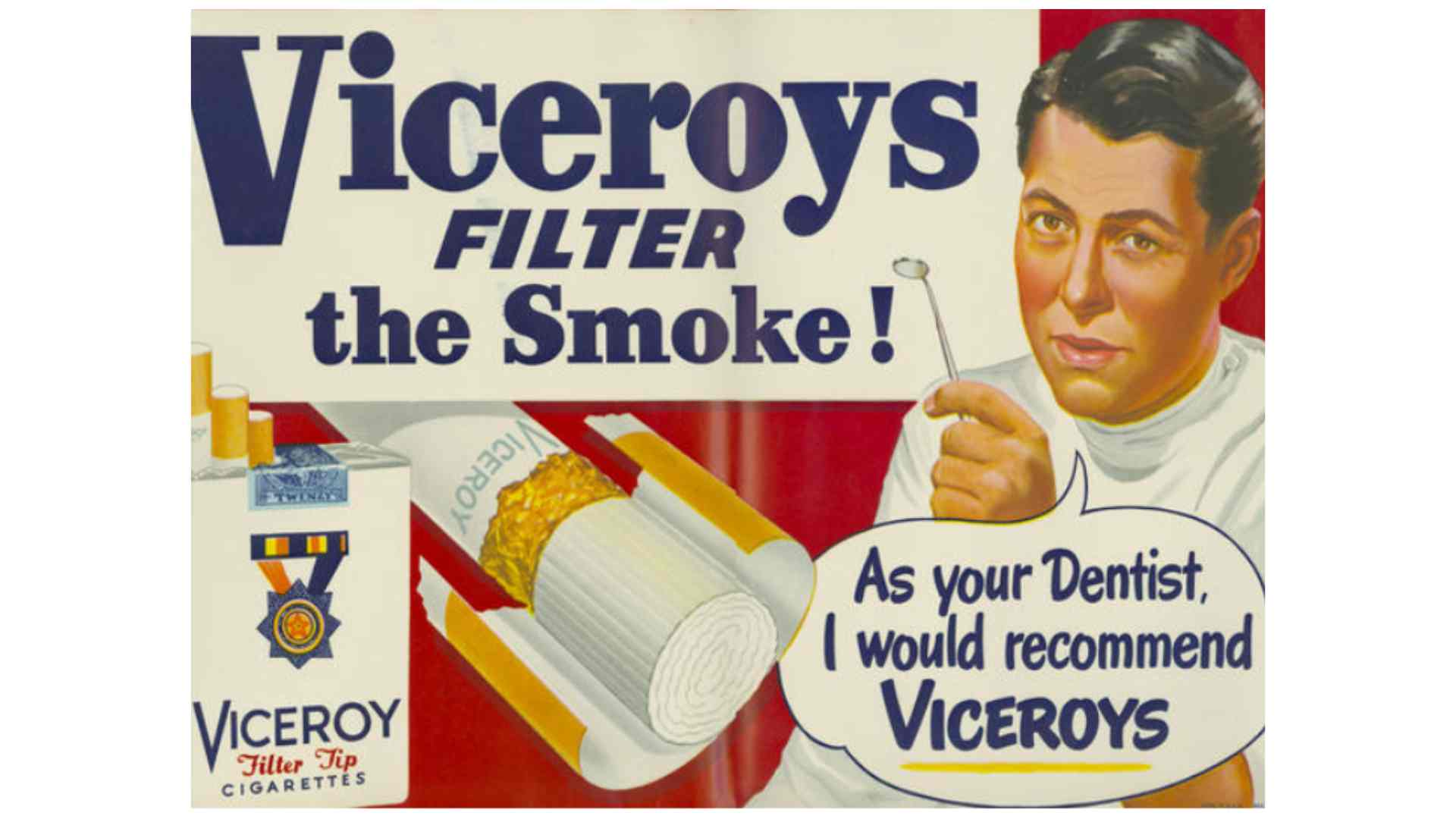 Viceroy filteres cigaretta reklám